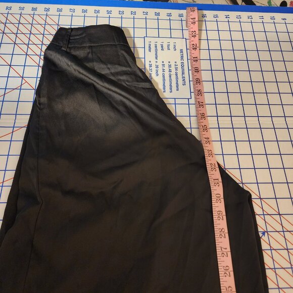 Petal & Pup Wellington Wide Leg Satin Pant Flaws Black Size 8 - Picture 13 of 13